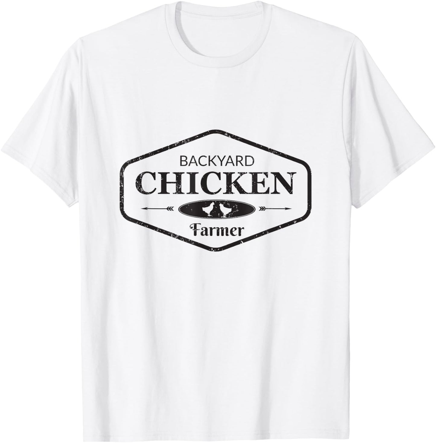 Backyard Chicken Farmer Chicken Lover Cute T-Shirt - T-Shirt | White