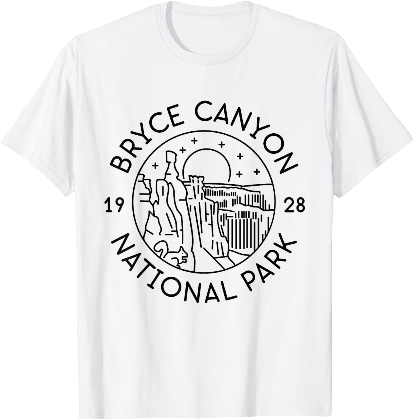 Bryce Canyon National Park 1928 Utah T-Shirt - T-Shirt | White