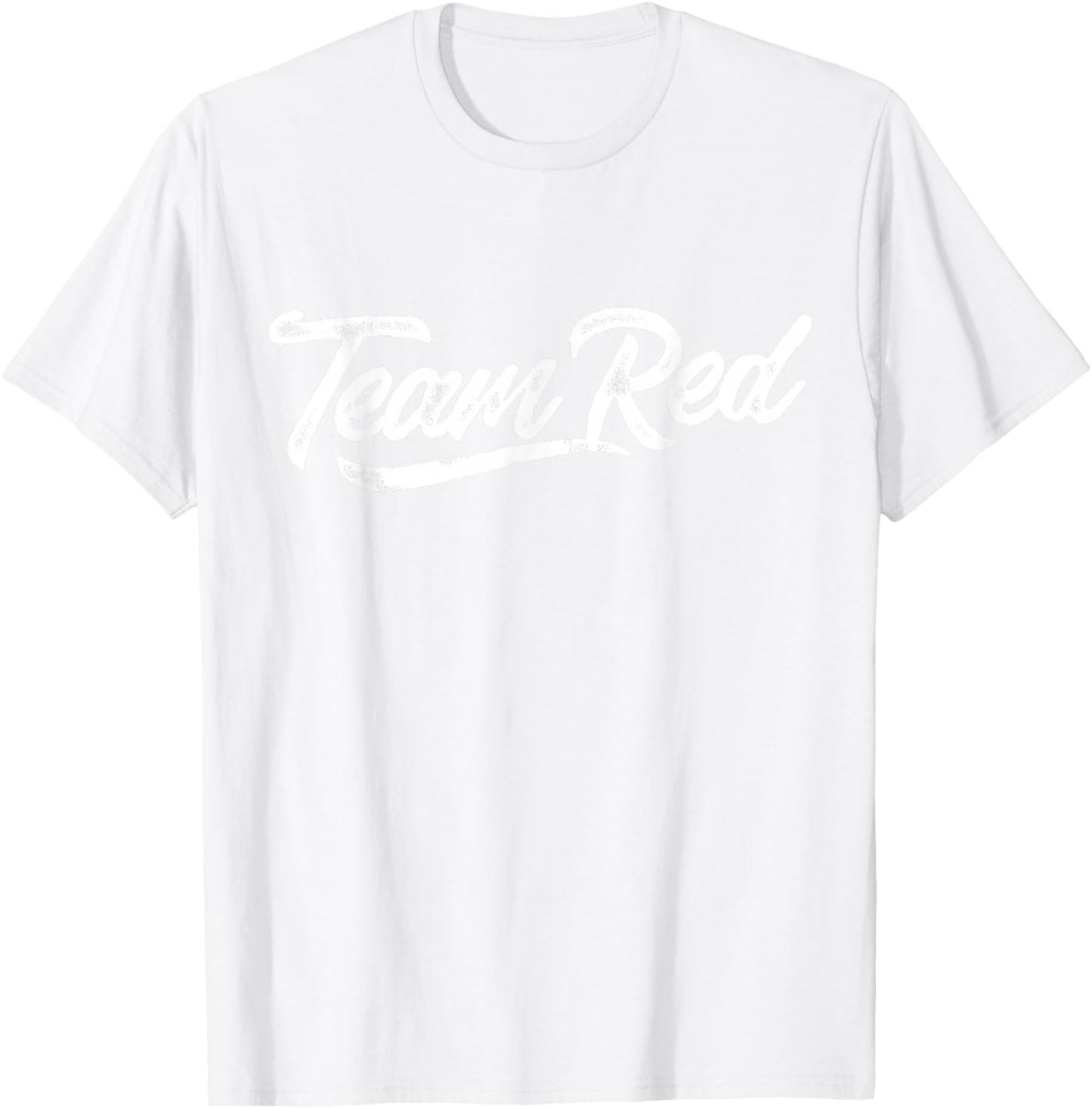 Team Red Shirt Sleepaway Camp Color War Summer Team Spirit T-Shirt - T-Shirt | White