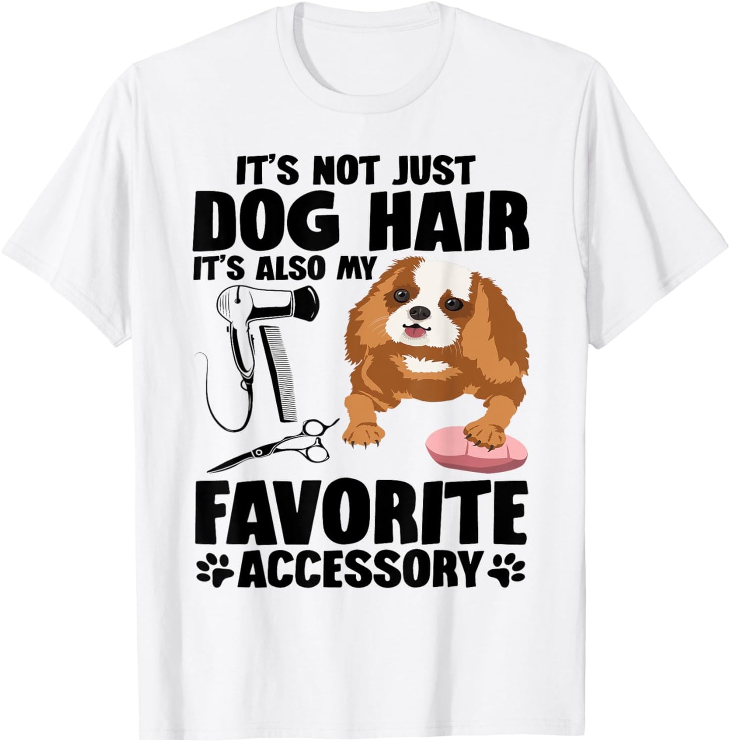 Dog Grooming Smocks Groomer Salon Dog Hairdresser T-Shirt - T-Shirt | White