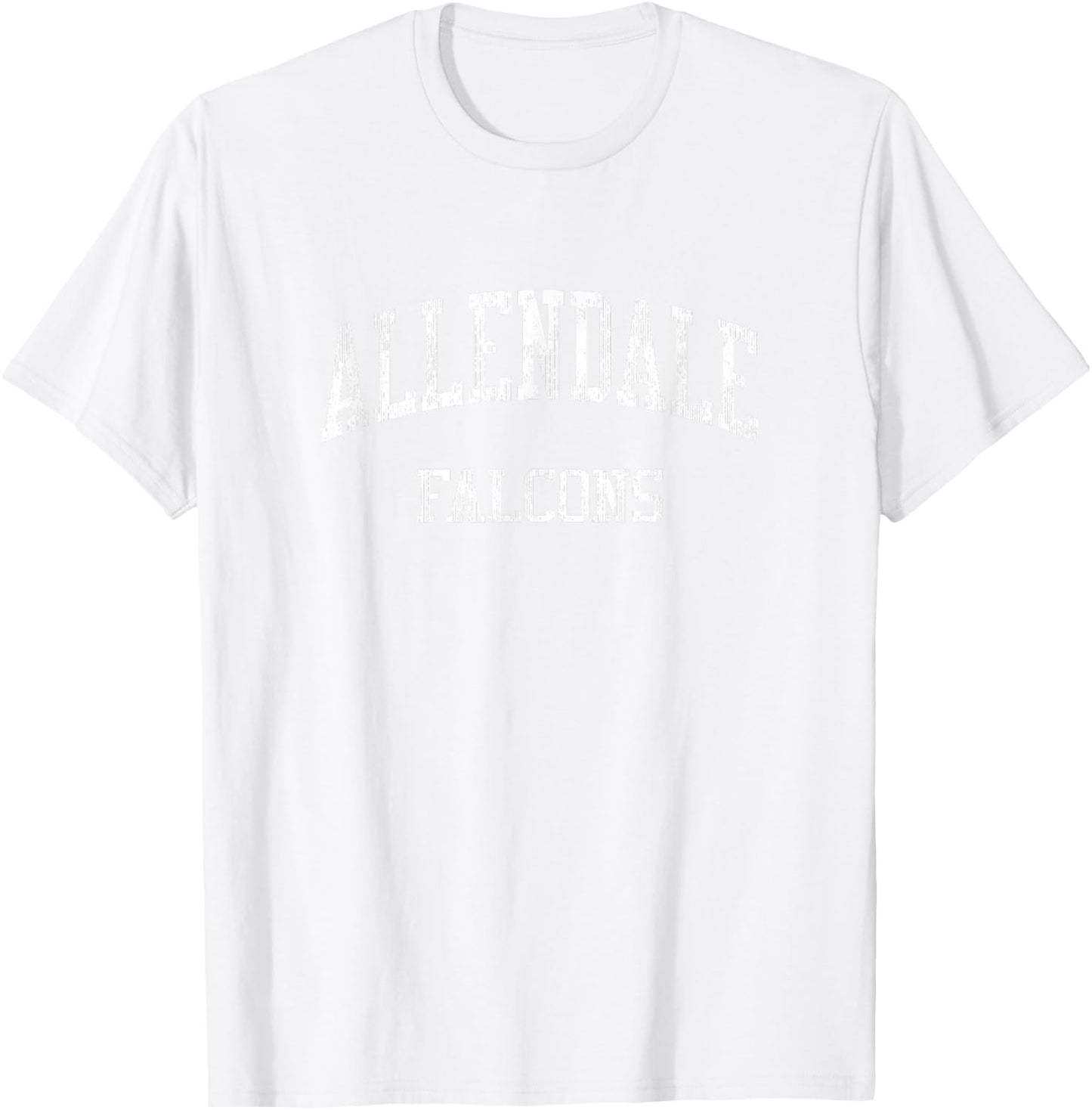 Allendale High School HS Allendale MI Vintage Sports T-Shirt - T-Shirt | White