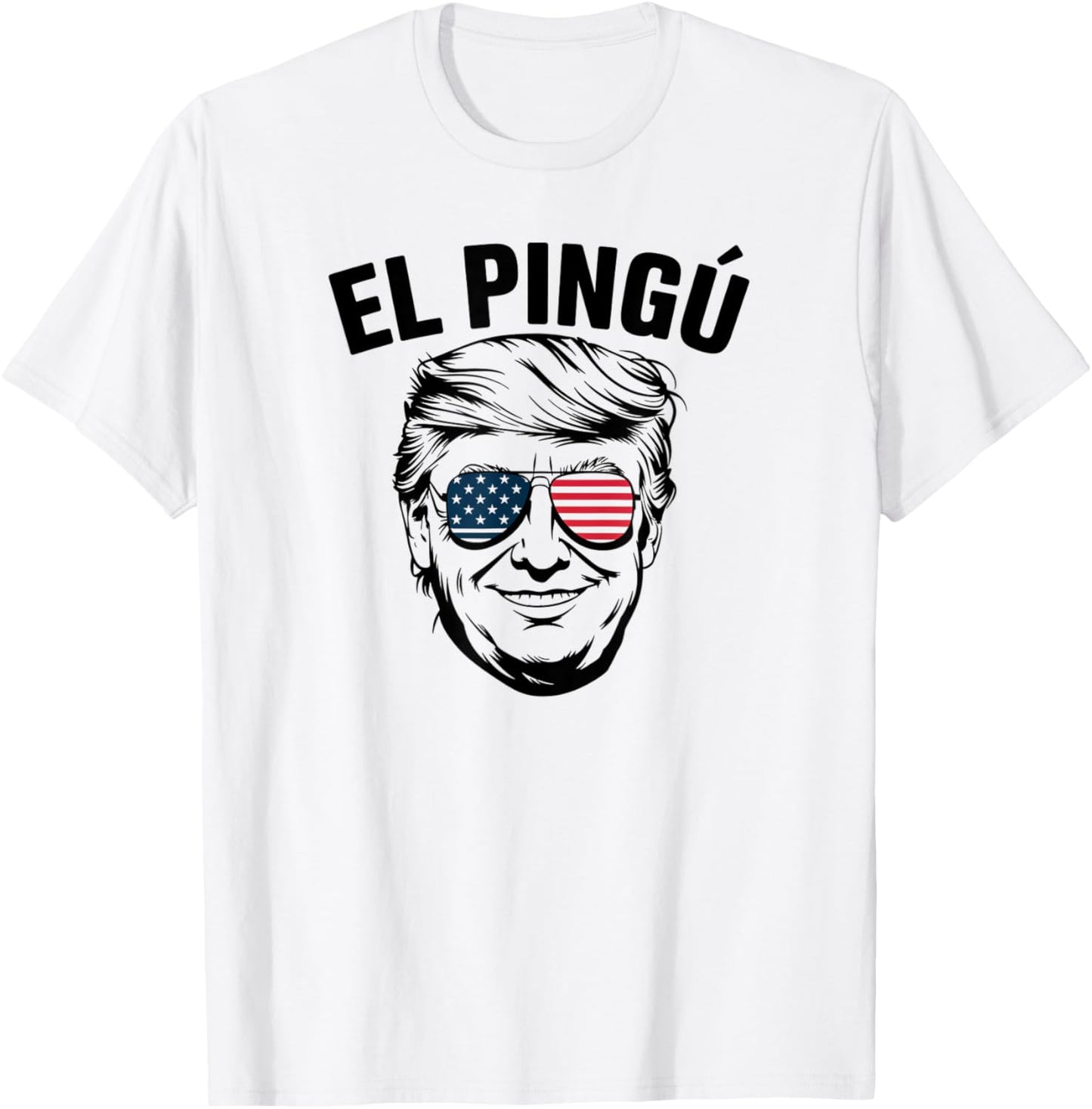 Funny Trump El Pingu Cuban Saying Slang Hialeah Miami 305 T-Shirt - T-Shirt | White