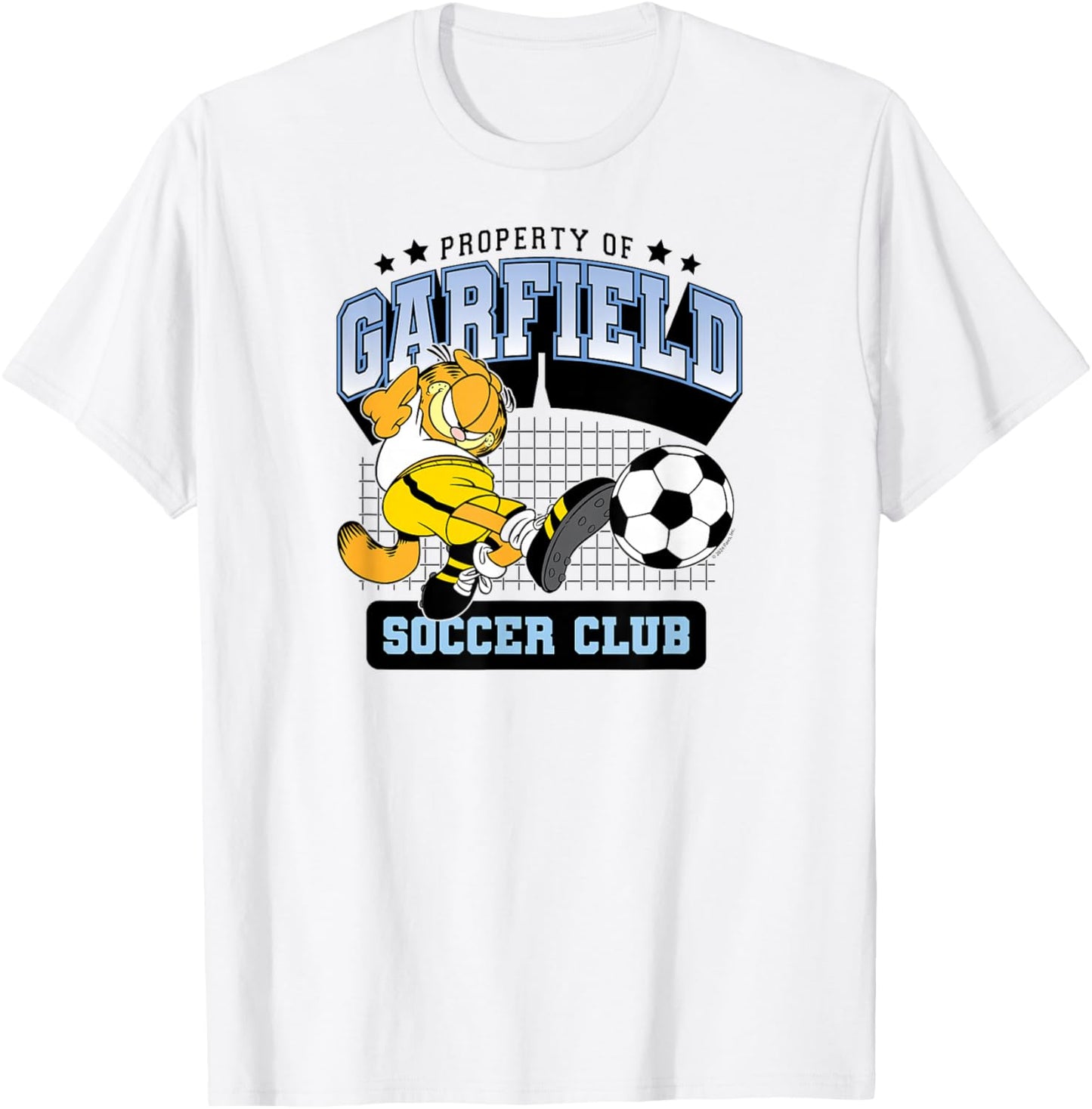 Garfield - Soccer Club Goal Kick T-Shirt - T-Shirt | White