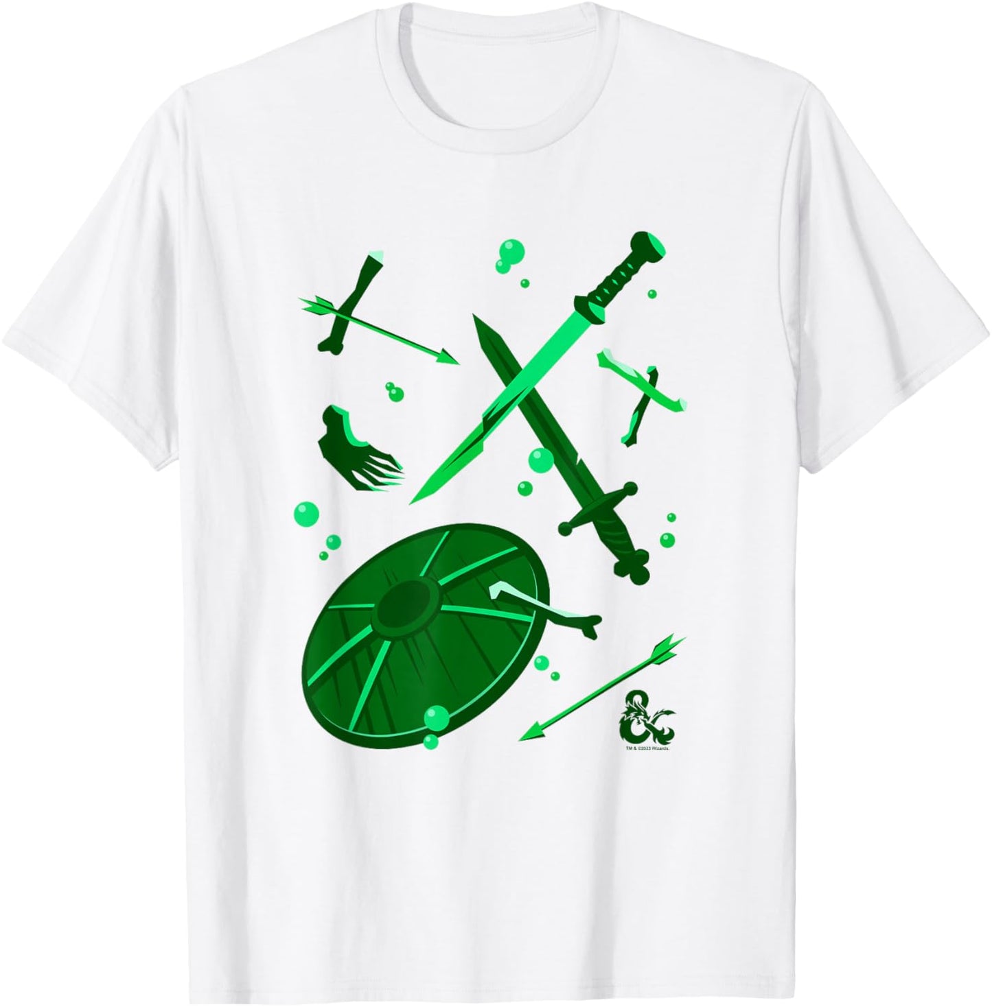 Dungeons & Dragons Halloween A Gelatinous Cube Attack T-Shirt - T-Shirt | White