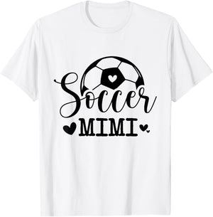 Soccer Mimi Funny Sports Soccer Player T-Shirt - T-Shirt | White