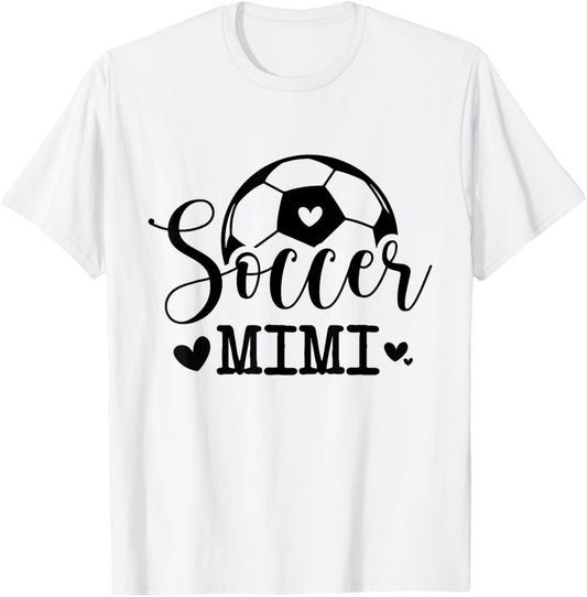 Soccer Mimi Funny Sports Soccer Player T-Shirt - T-Shirt | White