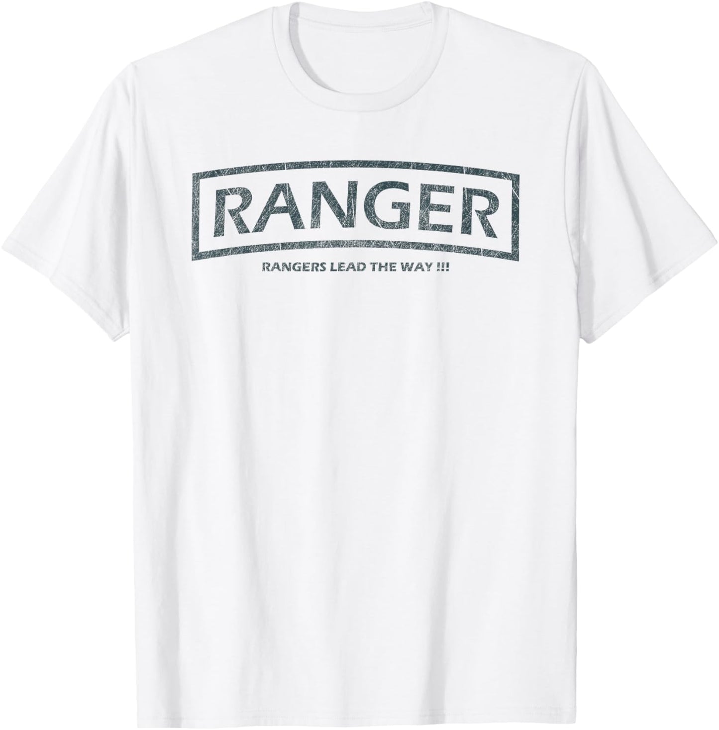Rangers lead the Way US Military Army T-Shirt - T-Shirt | White