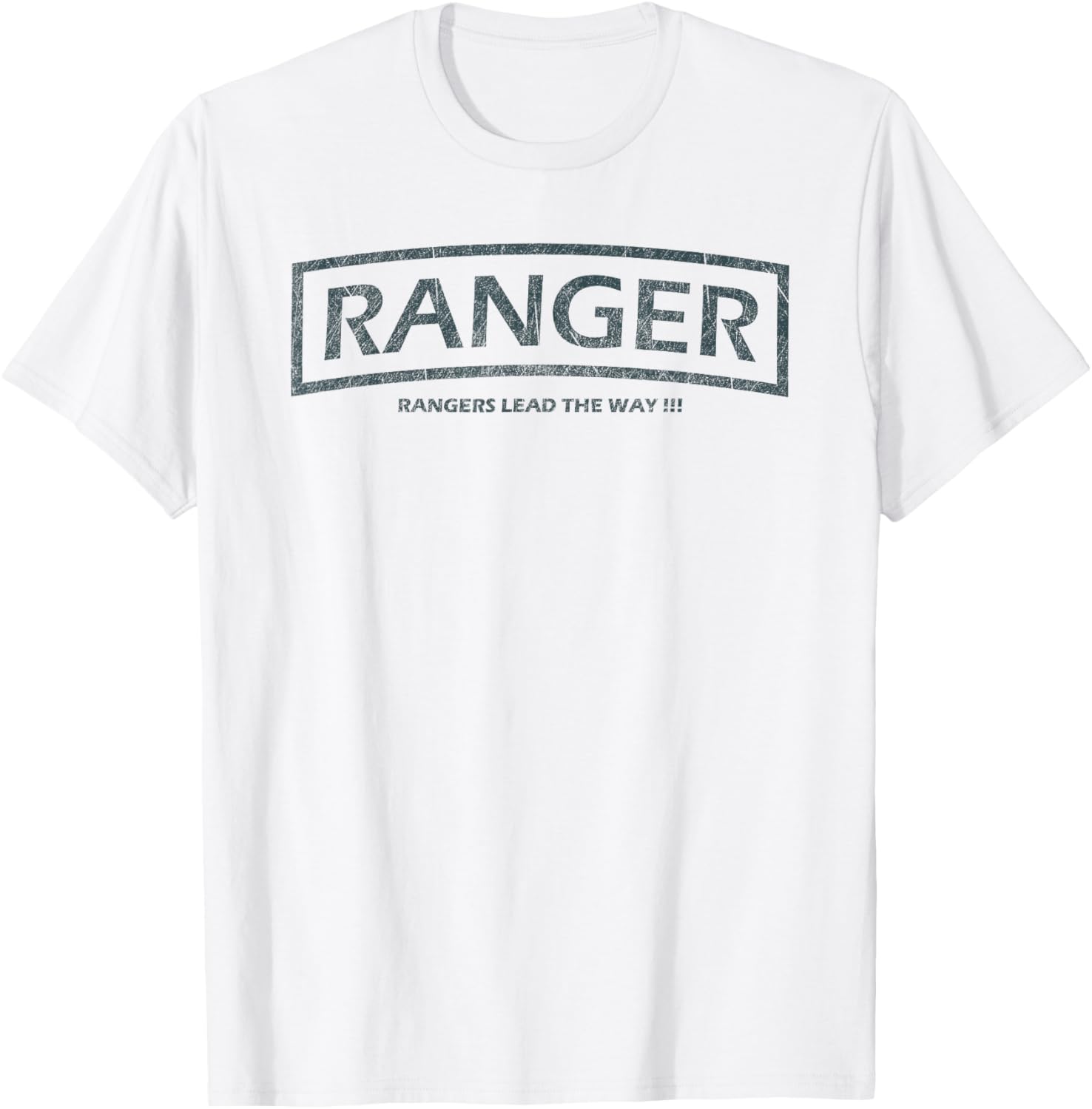 Rangers lead the Way US Military Army T-Shirt - T-Shirt | White