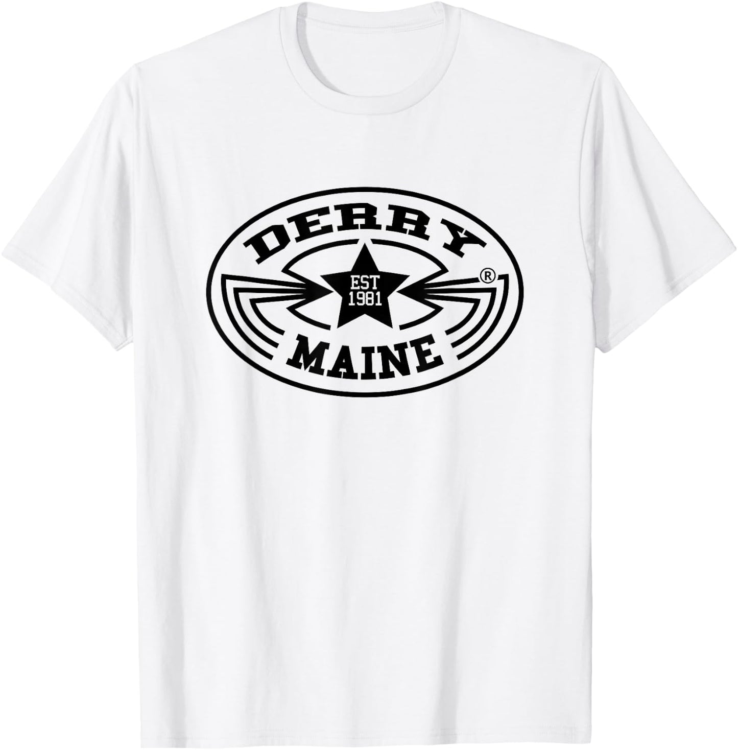 Derry Maine Shirt Horror Fiction Gift Readers T-Shirt - T-Shirt | White