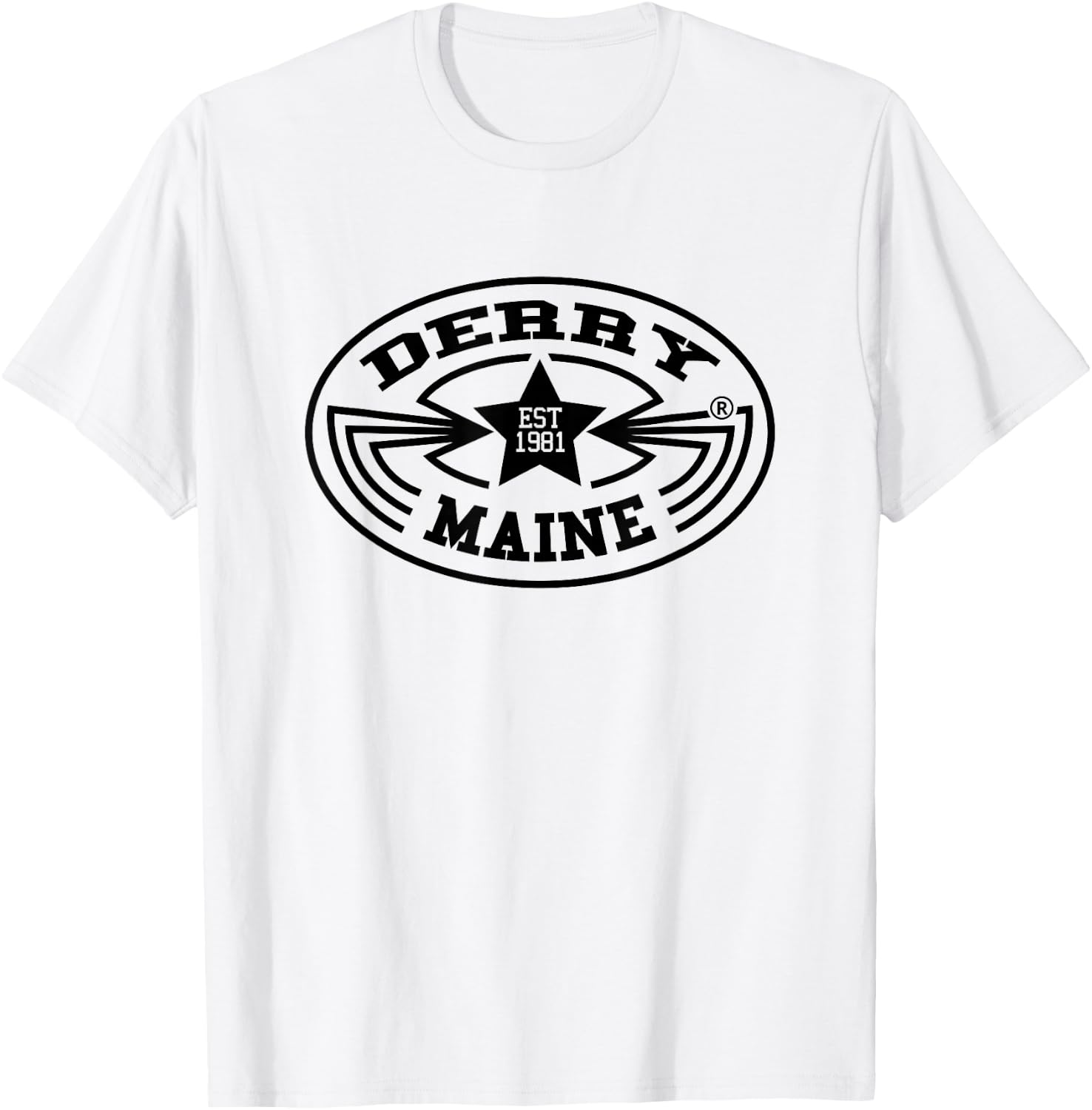 Derry Maine Shirt Horror Fiction Gift Readers T-Shirt - T-Shirt | White