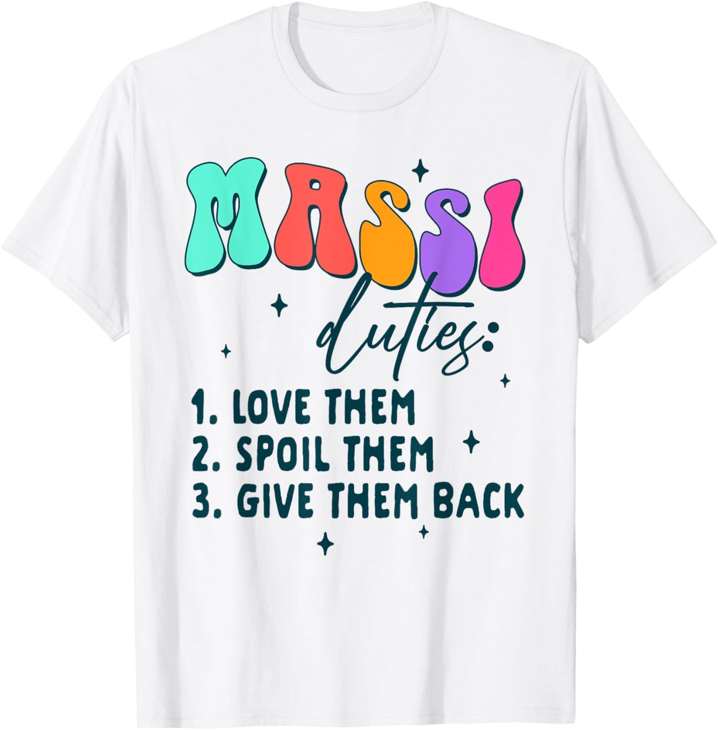 Indian Auntie Punjabi Desi Massi Duties Love Them Spoil Them T-Shirt - T-Shirt | White