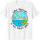 Fishing Boating Camping - My Happy Place Lake Norman T-Shirt - T-Shirt | White