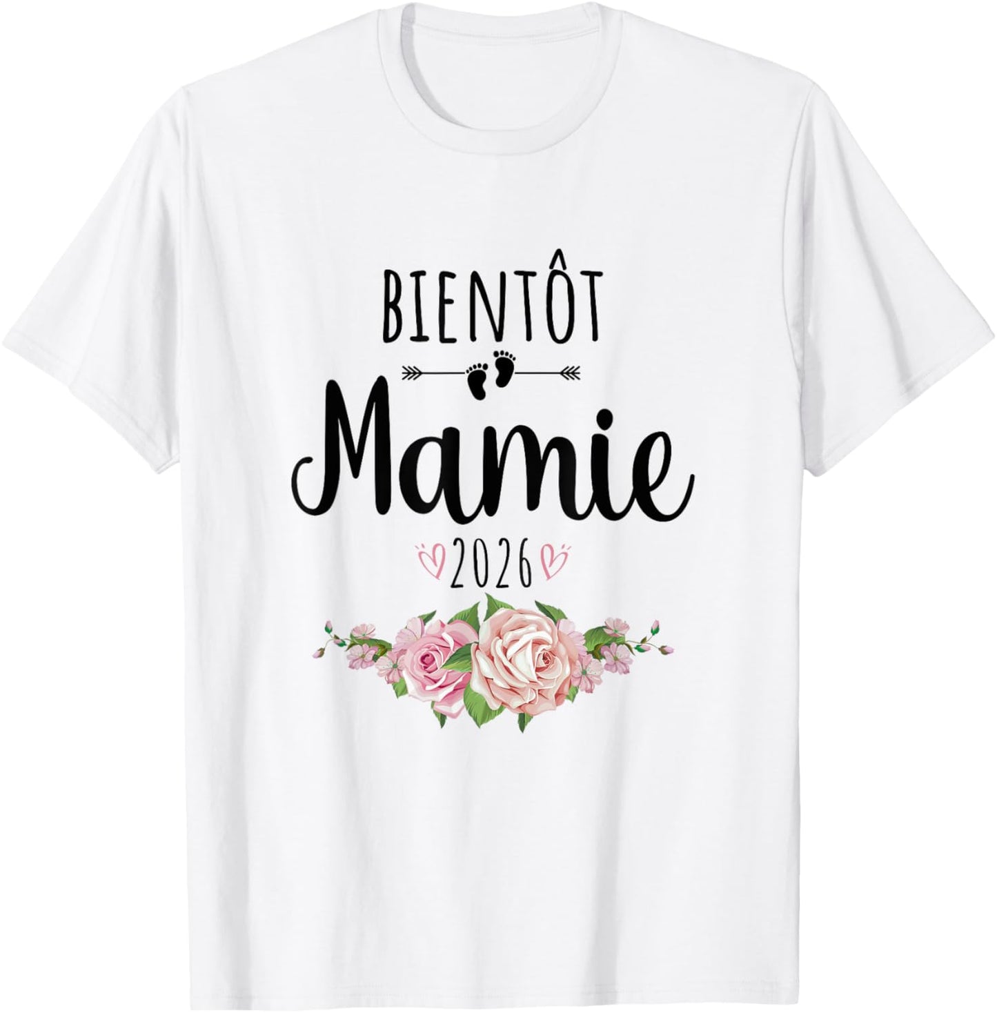 Announcement Pregnancy Grandmother 2026 T-Shirt - T-Shirt | White