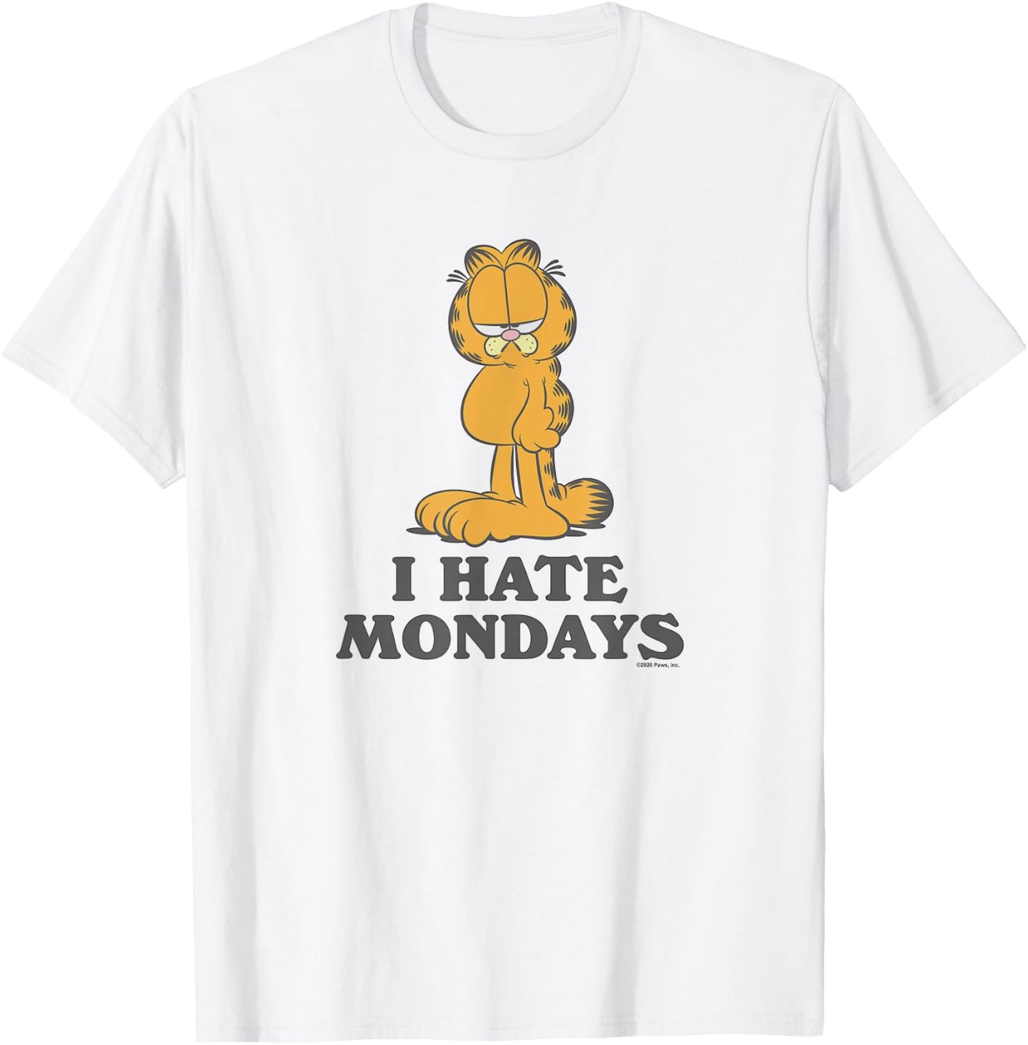 Garfield - I Hate Mondays T-Shirt - T-Shirt | White