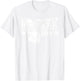 Funny, Retro, Christmas, Santa I'm Only Here For The Ho's T-Shirt - T-Shirt | White