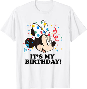 Disney Minnie Mouse It's My Birthday! T-Shirt - T-Shirt | White