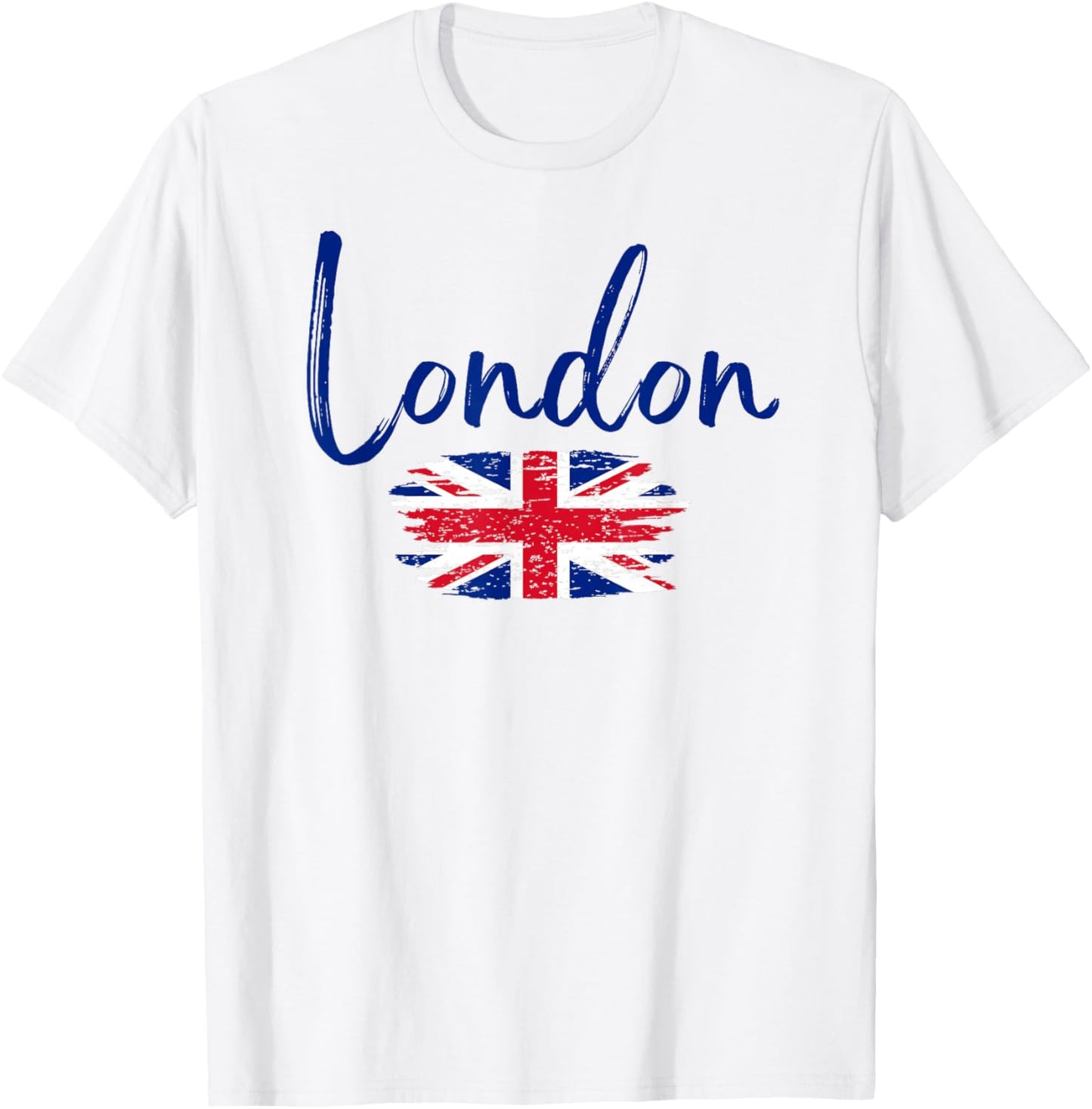 Vintage London England United Kingdom Flag T-Shirt - T-Shirt | White