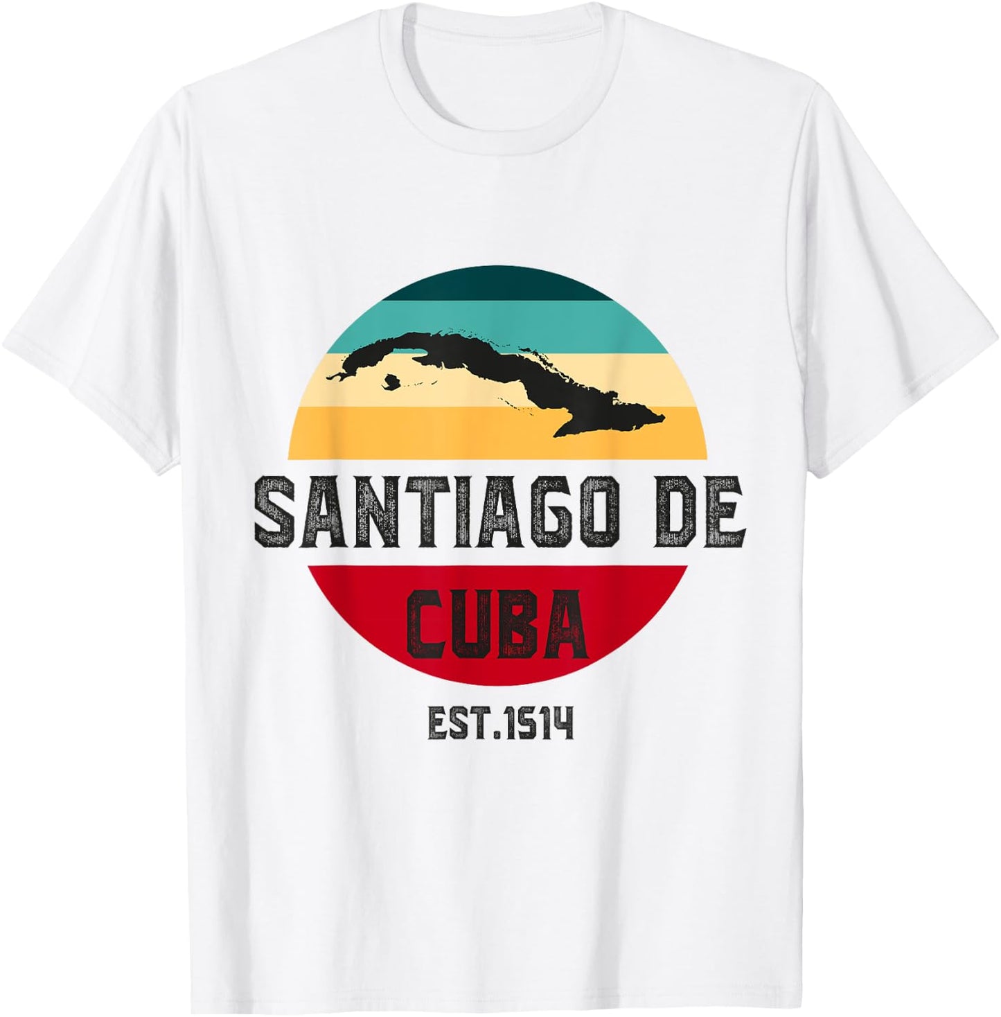 Santiago de Cuba Cuba Souvenir Slang City Cubano Cuba T-Shirt - T-Shirt | White