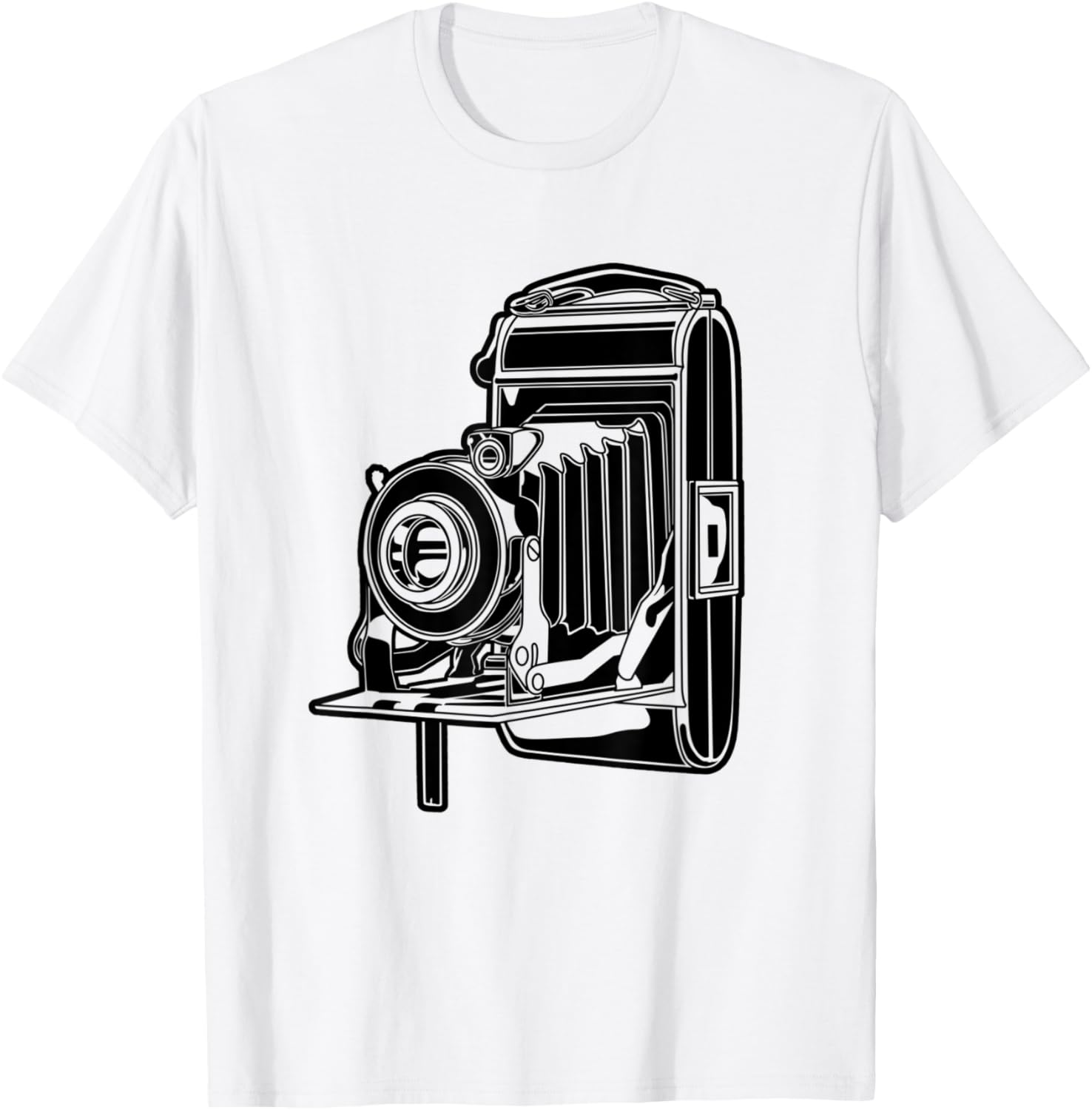 Classic Old Camera Oldschool Photography Camera Photo Artist T-Shirt - T-Shirt | White
