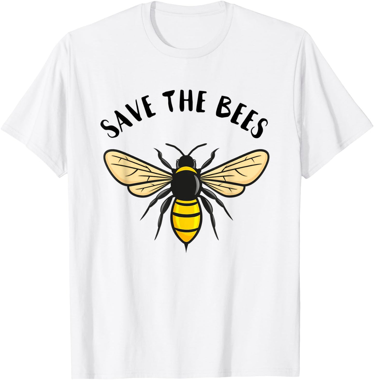 Save the Bees | Save Our Planet Beekeeper Honey Earth Day T-Shirt - T-Shirt | White