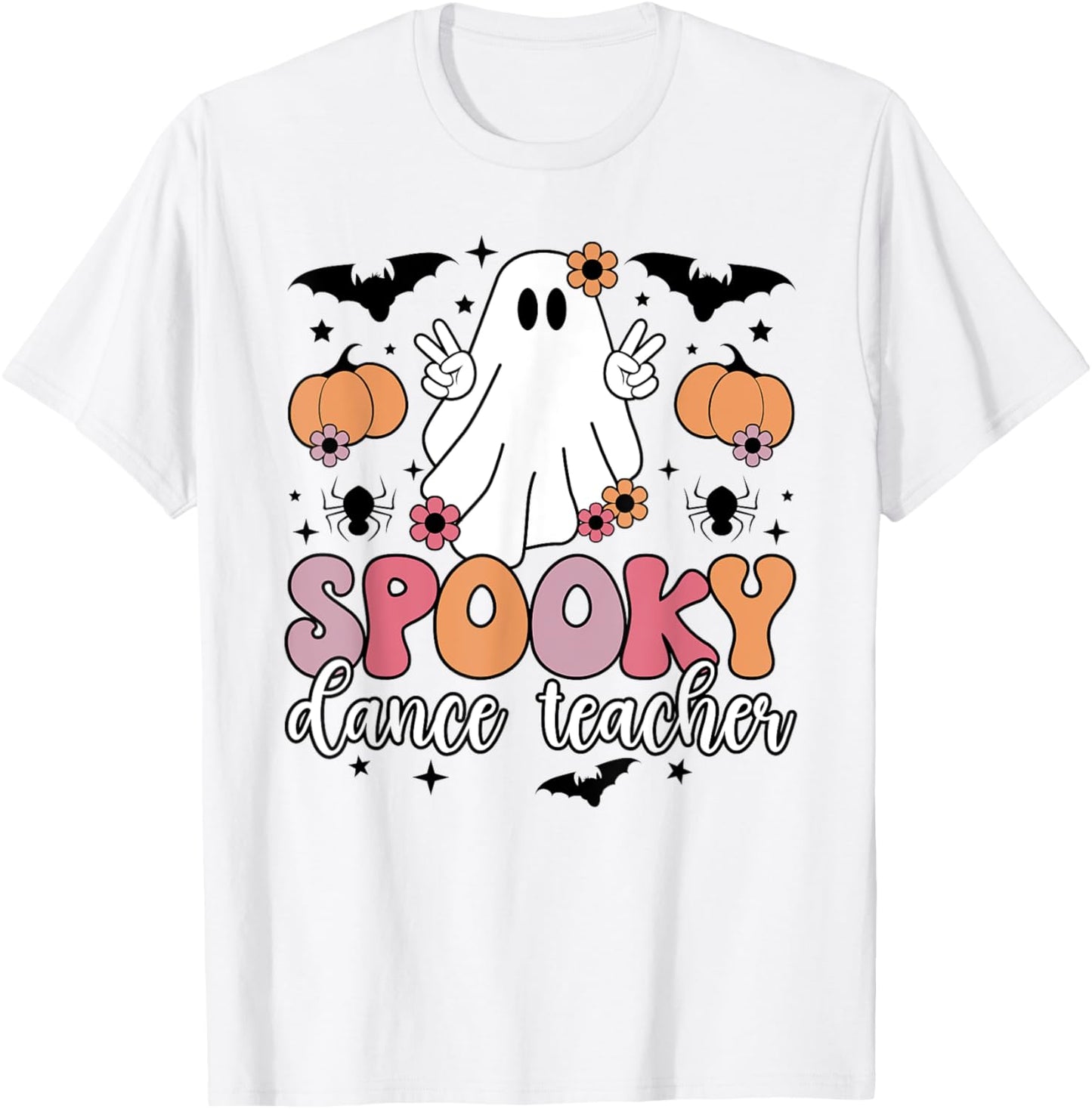 Spooky Dance Teacher Halloween Dance Instructor Men Women T-Shirt - T-Shirt | White