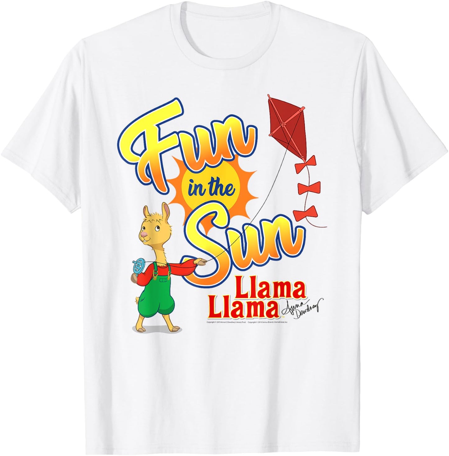 Llama Llama Red Pajama Netflix "Fun in the Sun" Shirt T-Shirt - T-Shirt | White