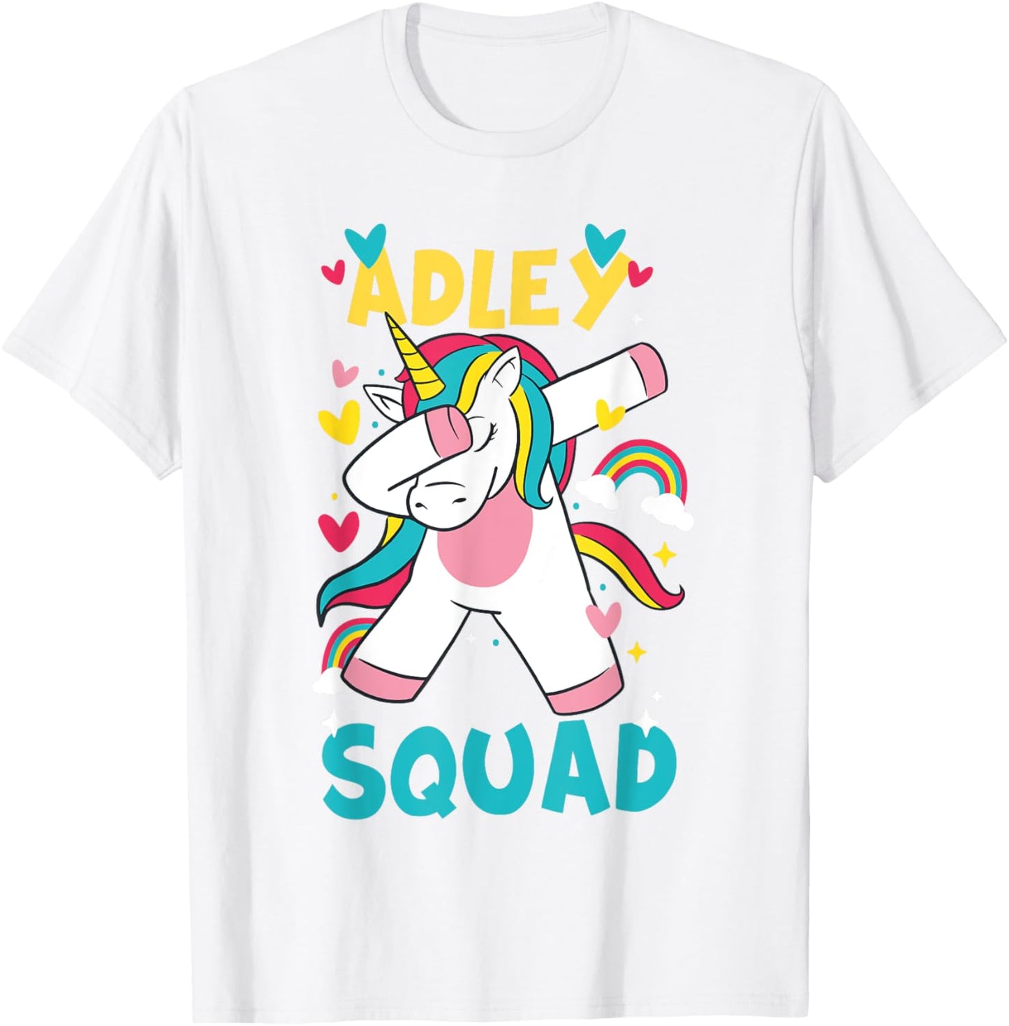 Adley Merch Unicorn Design T-Shirt - T-Shirt | White