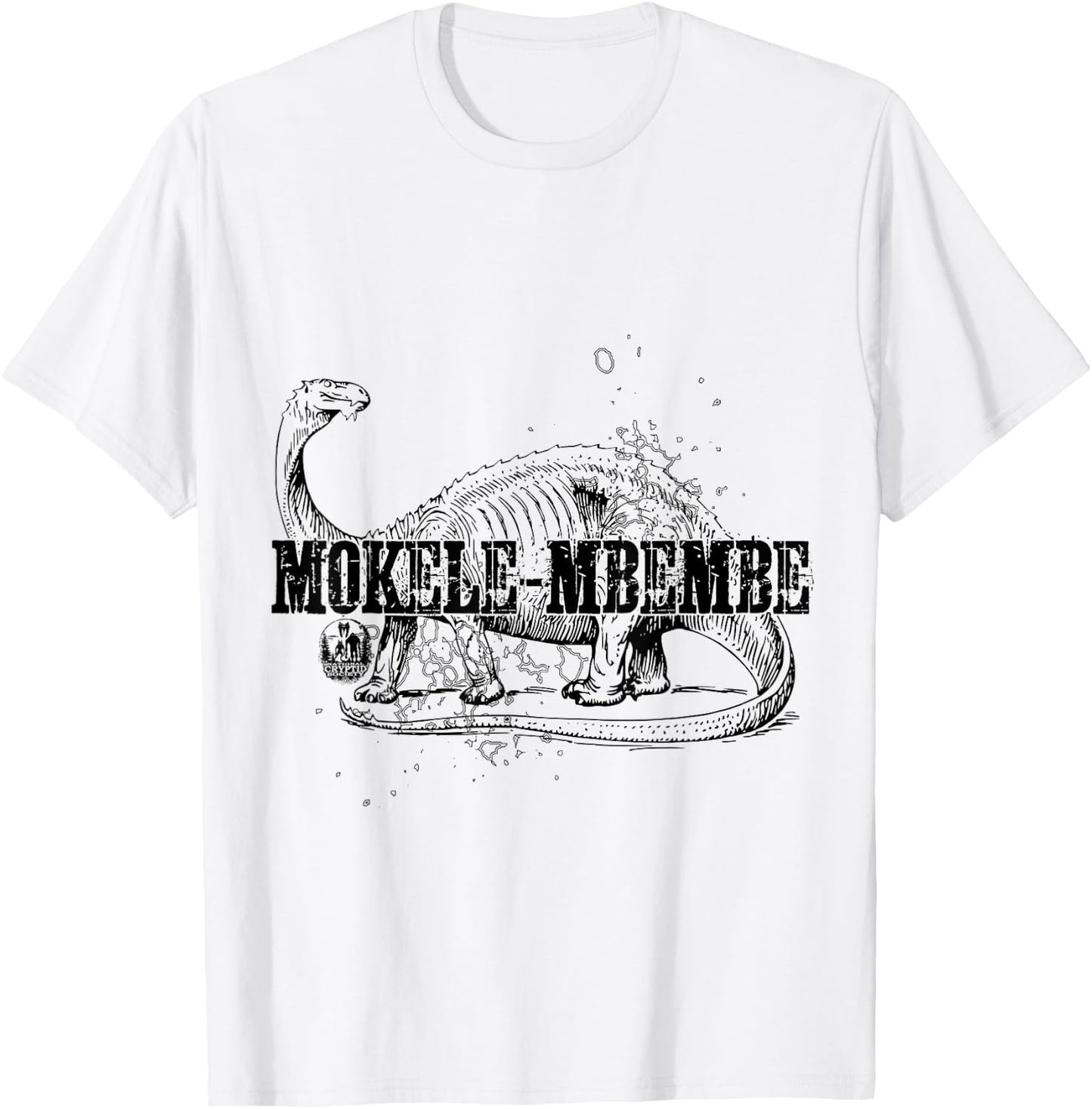 Mokele-Mbembe The Living Dinosaur of Africa Monster Cryptid T-Shirt - T-Shirt | White