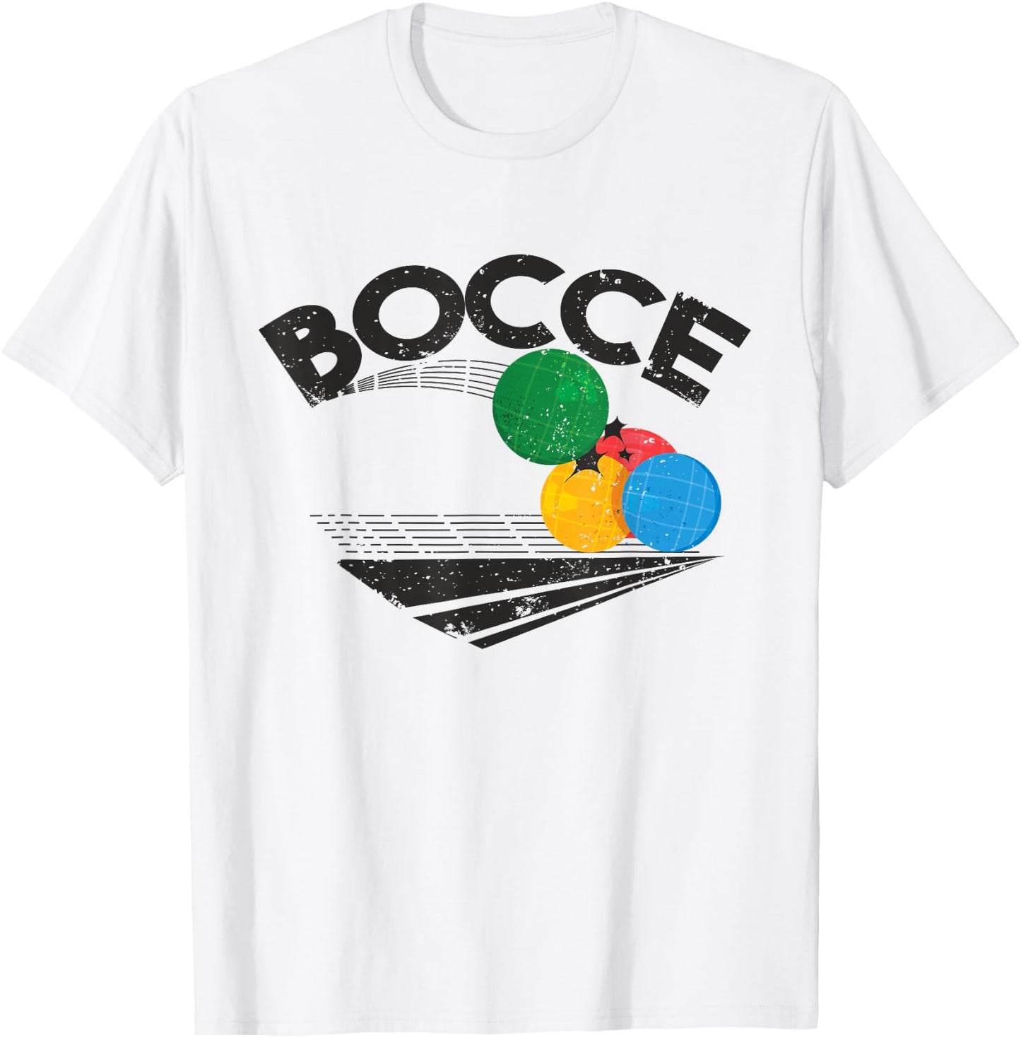 Bocce ball game design - Funny Bocce Player gift T-Shirt - T-Shirt | White