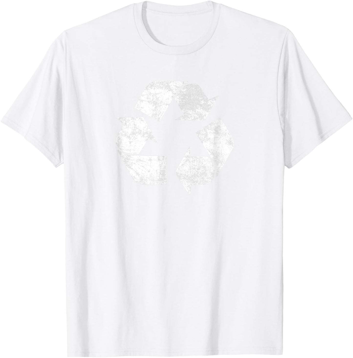 Recycle Logo T Shirt Earth Day Nature Planet Conservation T-Shirt - T-Shirt | White
