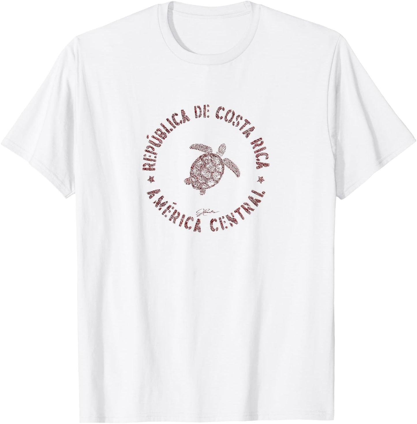 JCombs: Republic of Costa Rica Sea Turtle T-Shirt - T-Shirt | White