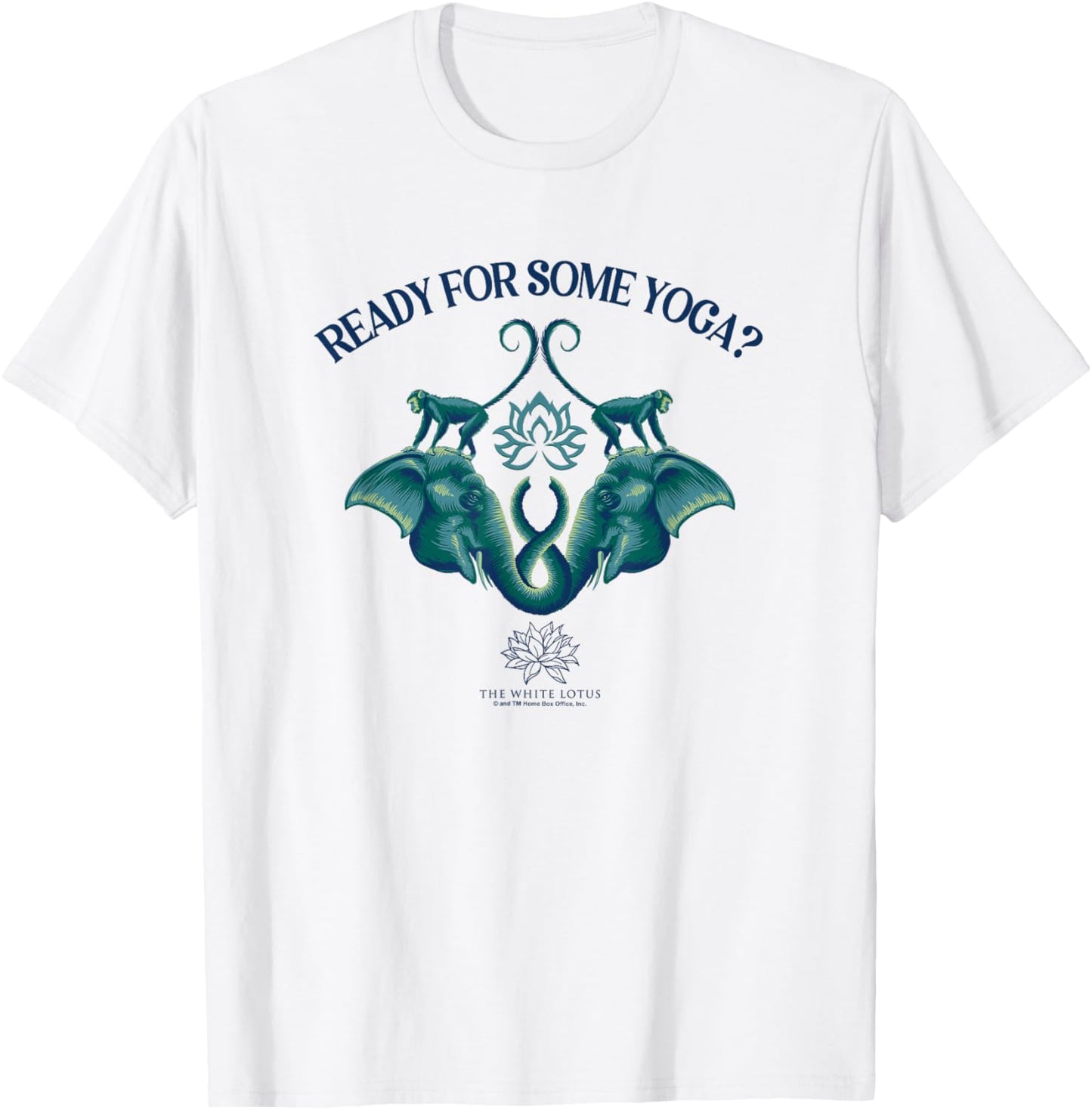 The White Lotus HBO Original Series Yoga T-Shirt - T-Shirt | White