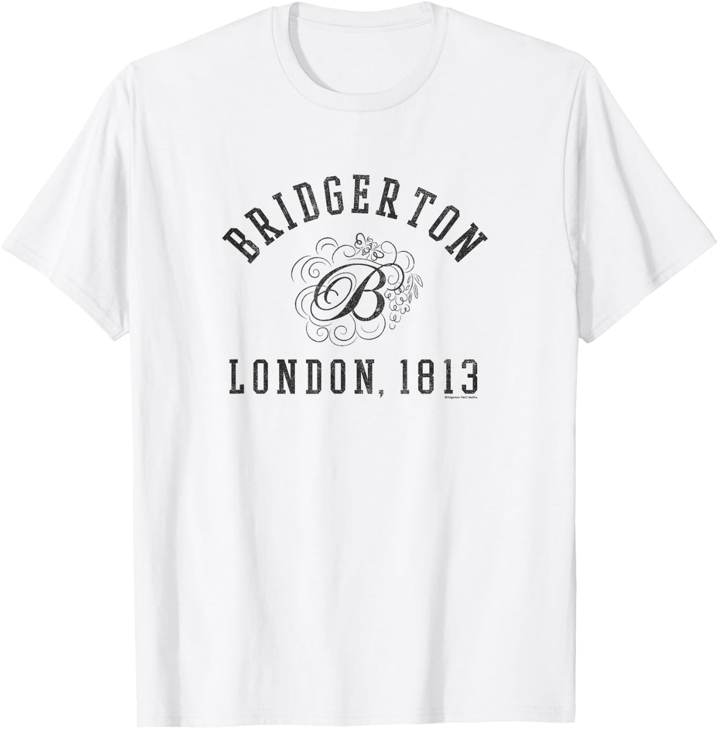 Bridgerton London 1813 Logo T-Shirt - T-Shirt | White