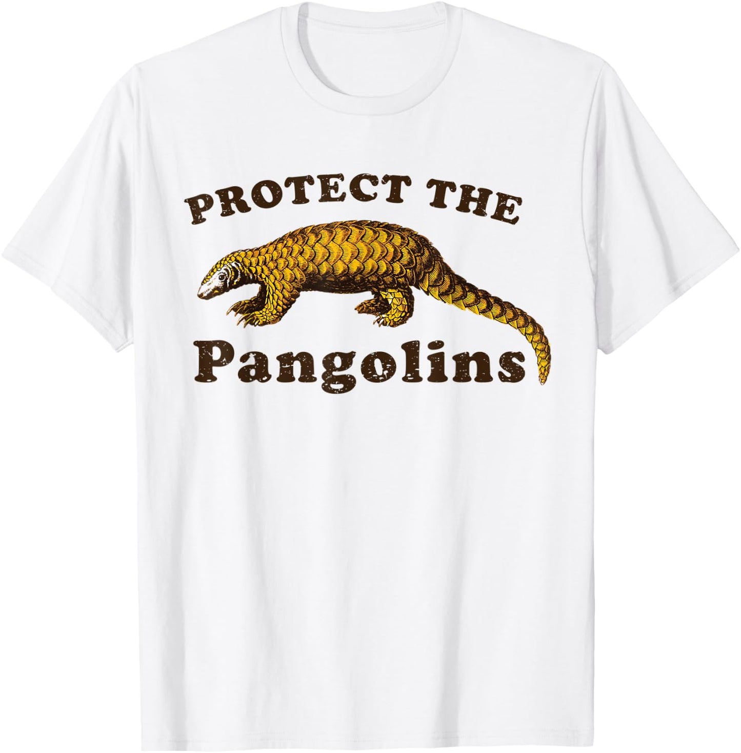 Protect the Indian Pangolins Save the Animals T-Shirt - T-Shirt | White
