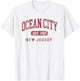 Ocean City New Jersey NJ Vintage Established Beach Souvenir T-Shirt - T-Shirt | White
