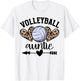 Volleyball Auntie Volleyball Aunt Game Day Senior T-Shirt - T-Shirt | White