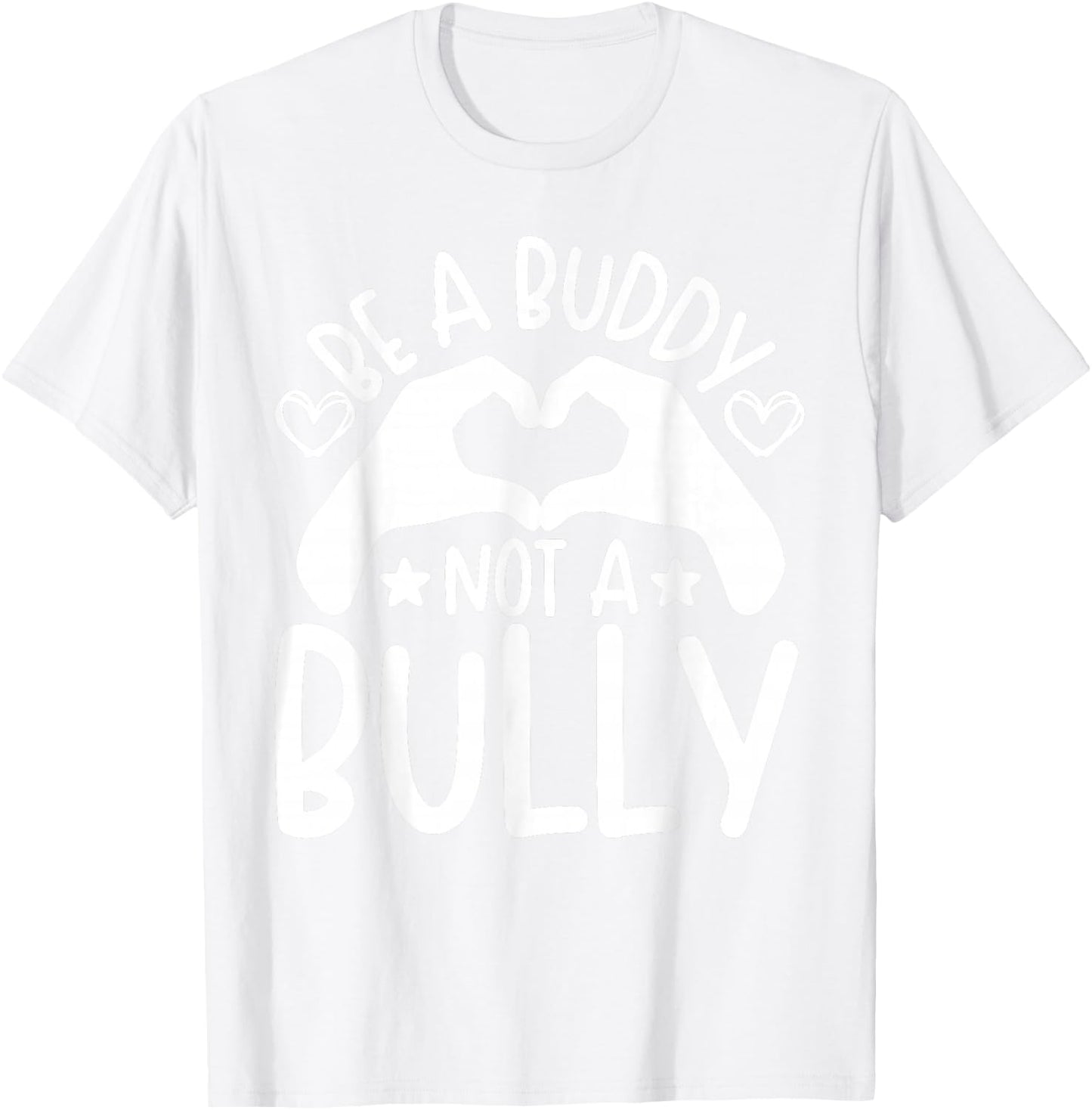 Be A Buddy Not A Bully Unity Day Orange Anti Bullying Kids T-Shirt - T-Shirt | White