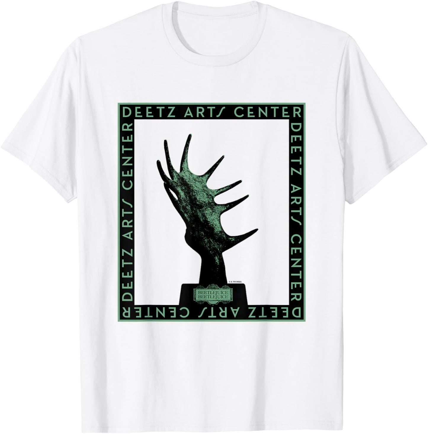 Beetlejuice Beetlejuice Deetz Arts Center Poster T-Shirt - T-Shirt | White