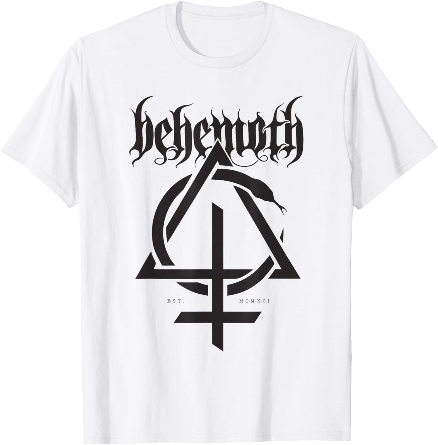 Behemoth – Opus Sigil On White T-Shirt - T-Shirt | White