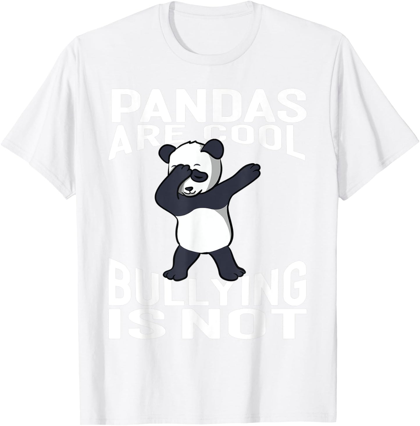 UNITY DAY Dabbing Pandas Are Cool Bullying Is Not Orange T-Shirt - T-Shirt | White