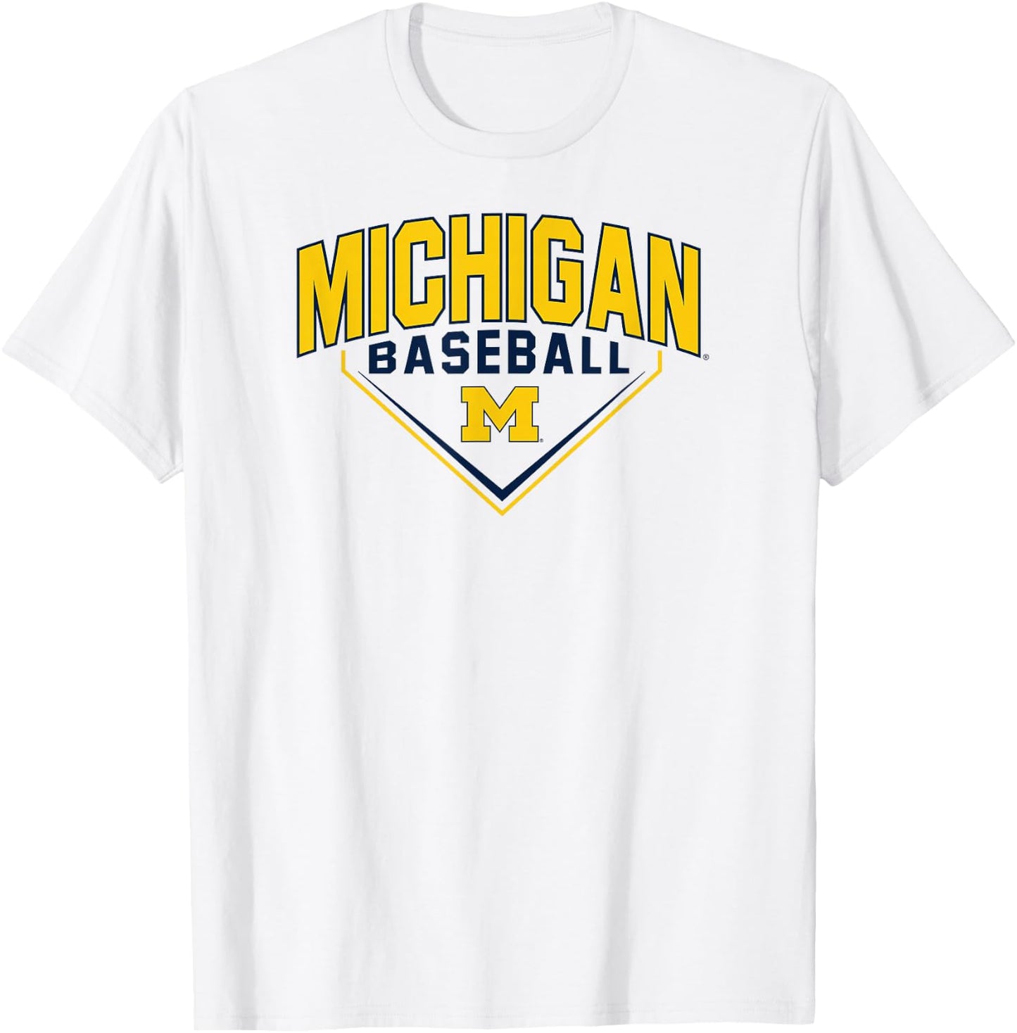 Michigan Wolverines Baseball Bullpen Logo T-Shirt - T-Shirt | White