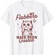 My Flabbers Have Been Gasted Cute Cat Women T-Shirt - T-Shirt | White