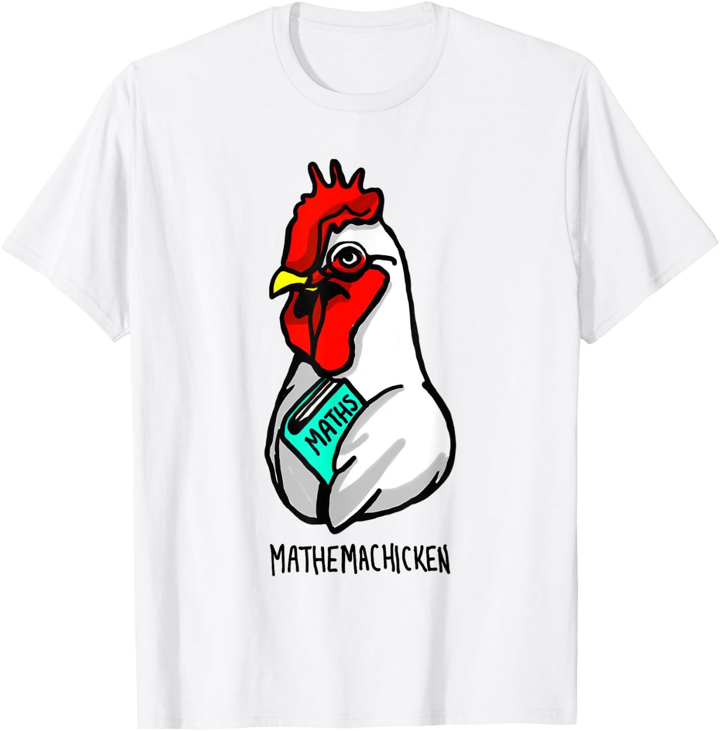 Mathemachicken T-Shirt - T-Shirt | White