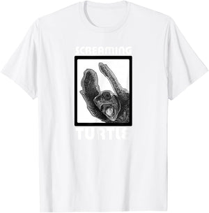 Head First: Screaming Turtle T-Shirt - T-Shirt | White