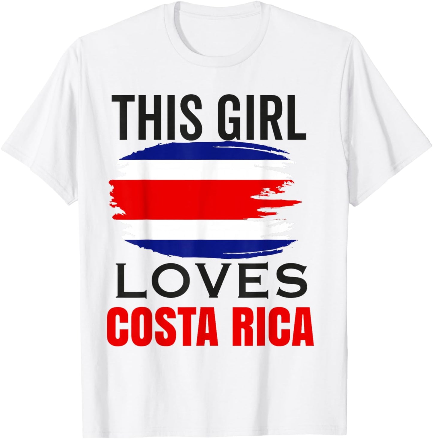 Costa Rica Flag Women Costa Rican Camiseta Mujer Souvenir T-Shirt - T-Shirt | White