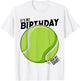 It's My Birthday Sign My Shirt Tennis Birthday Party T-Shirt - T-Shirt | White