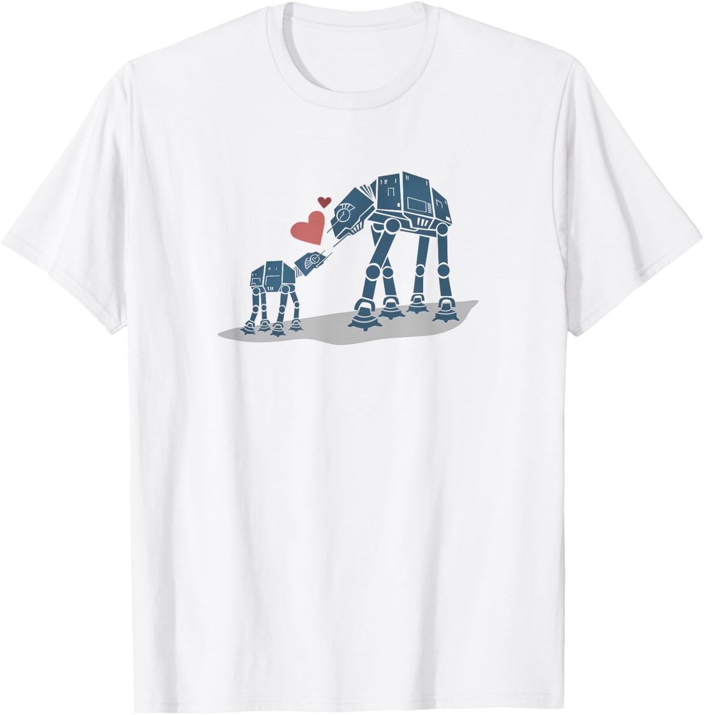 Star Wars AT-AT Mother & Son Portrait T-Shirt - T-Shirt | White