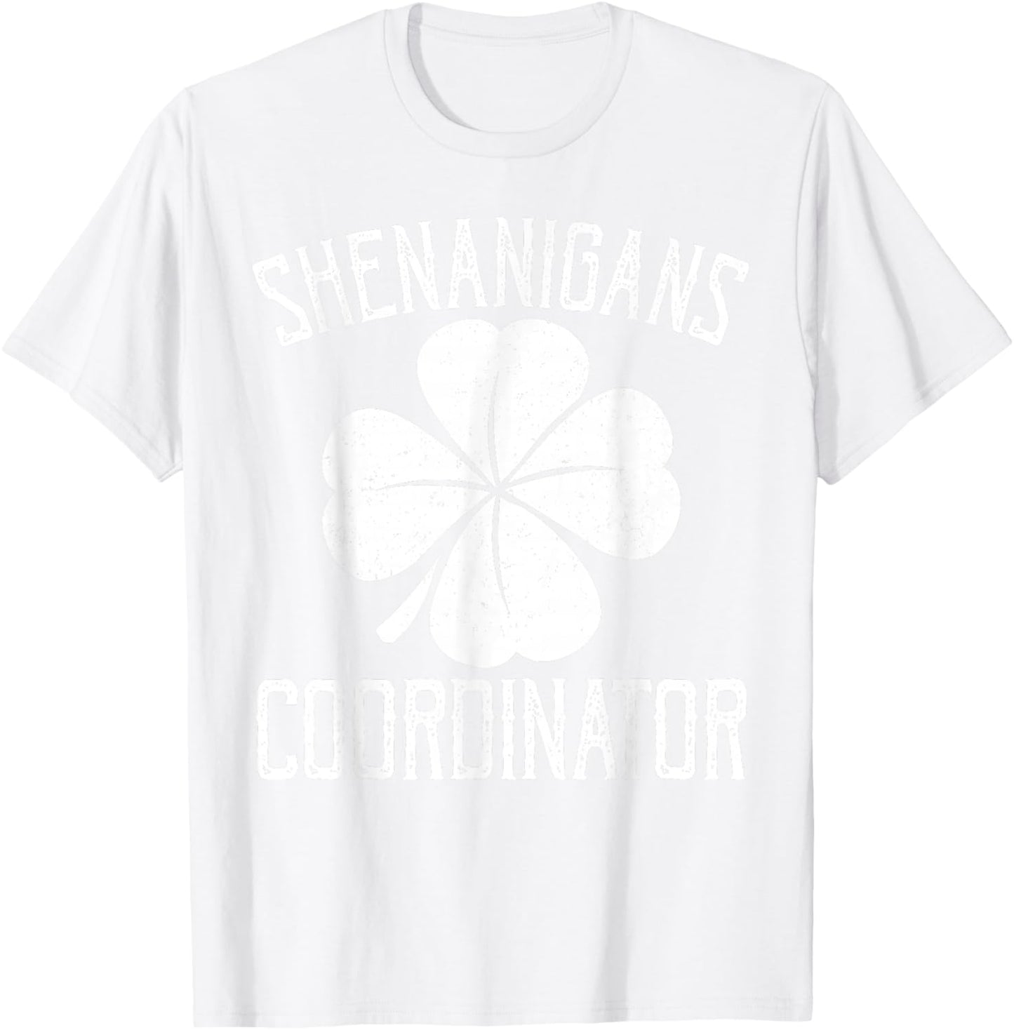 Shenanigans Squad Teacher Funny St Patrick's Day Men Women T-Shirt - T-Shirt | White