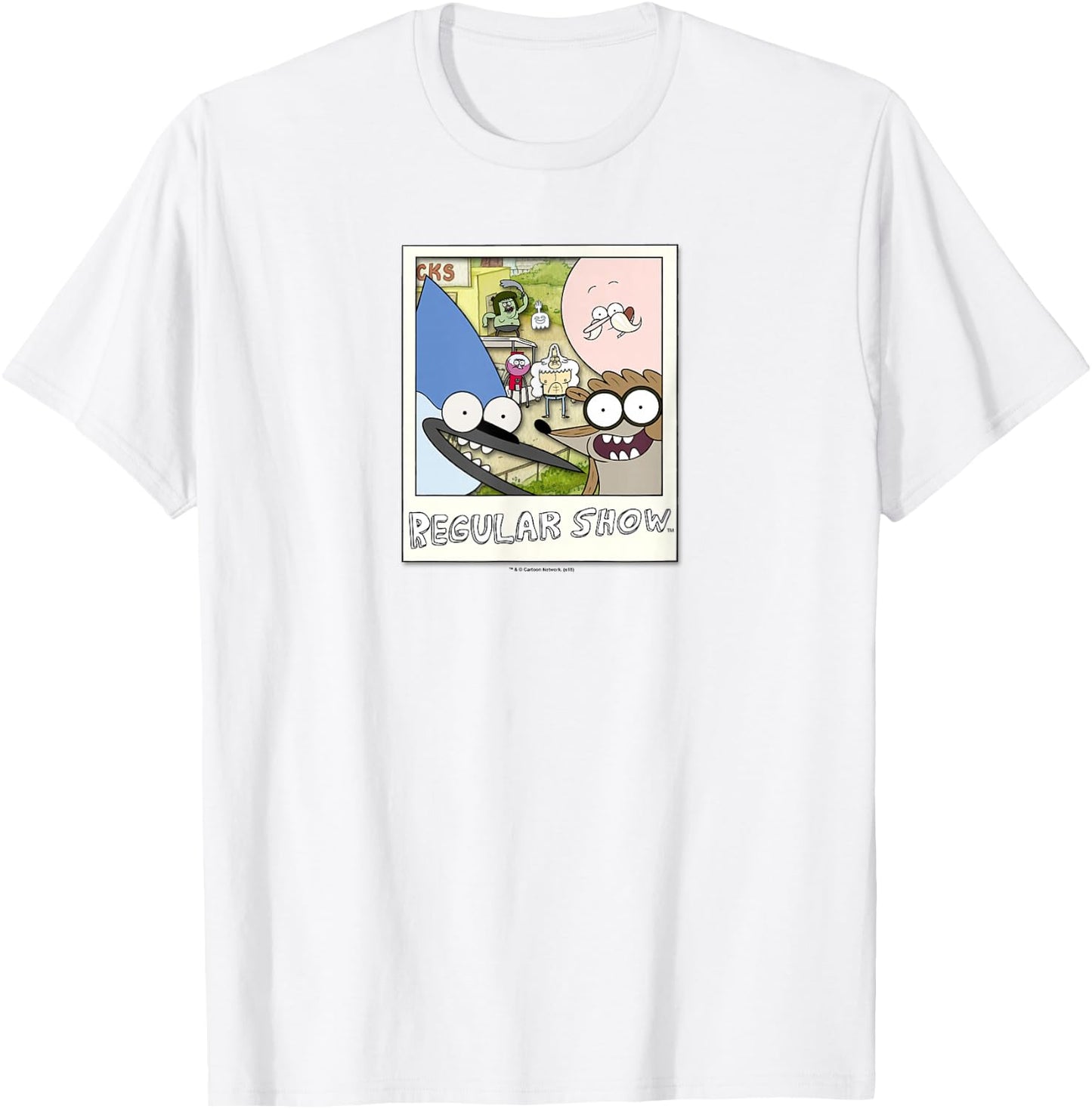 Regular Show Instant Picture T-Shirt - T-Shirt | White