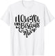 I Love You Like Biscuits And Gravy Cute Southern Quote T-Shirt - T-Shirt | White